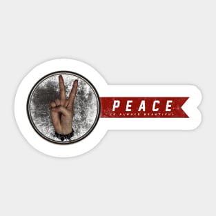 Peace Sticker